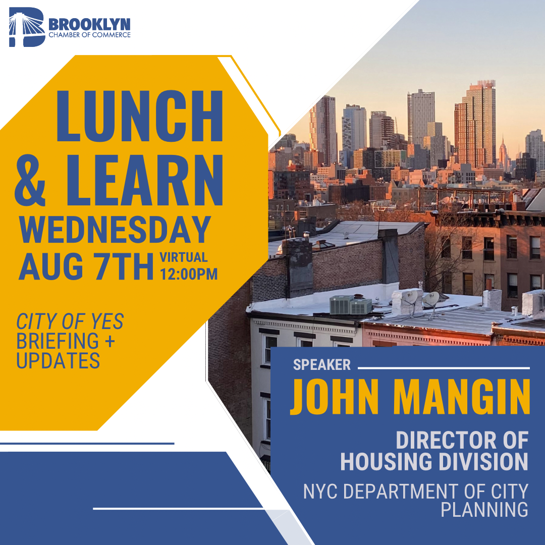 Lunch and Learn: City of Yes  Housing Opportunity