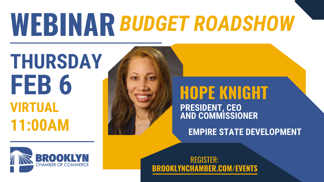Budget Roadshow with Hope Knight, ESD Commissioner