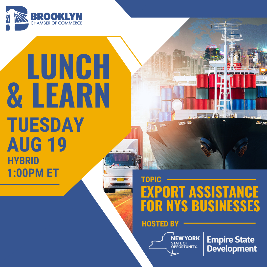 Lunch & Learn: Export Assistance for NYS Businesses