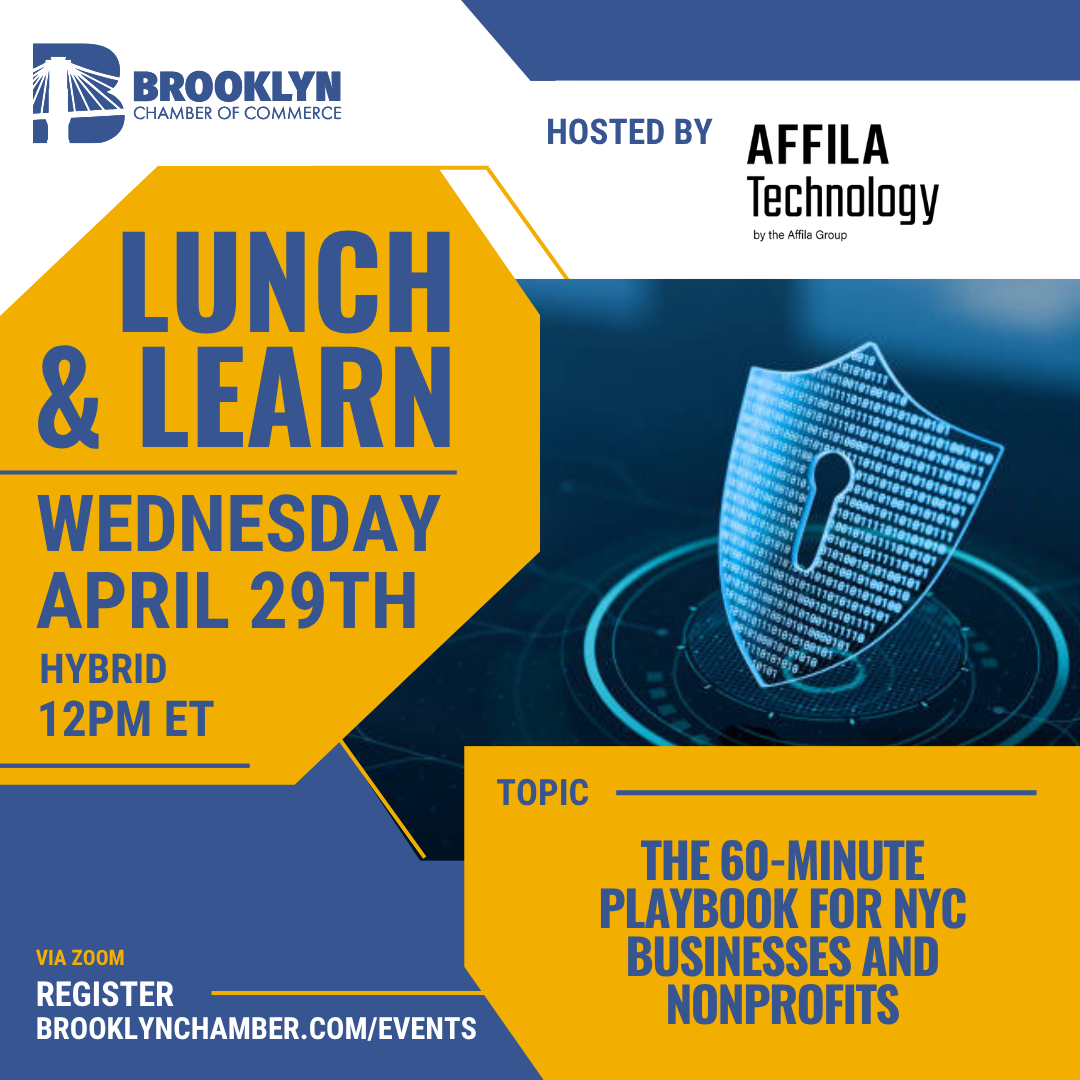 Cyber Ready: The 60-Minute Playbook for NYC Businesses and Nonprofits (Lunch & Learn)